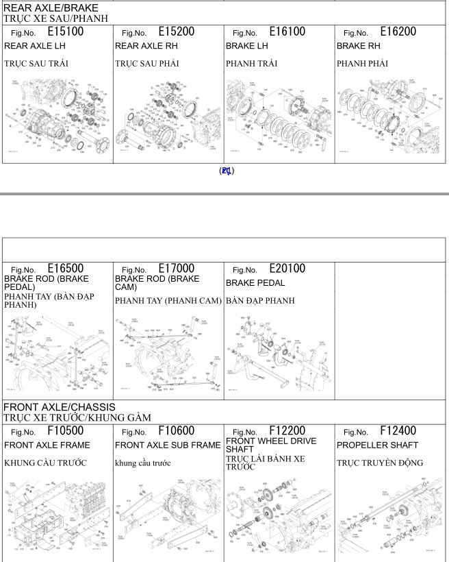 Hộp trục cầu sau